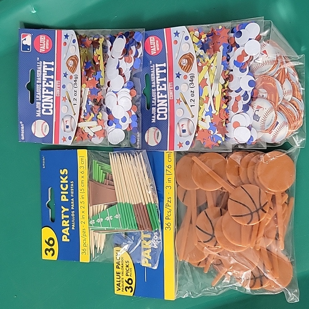 Party Picks and Sports Confetti